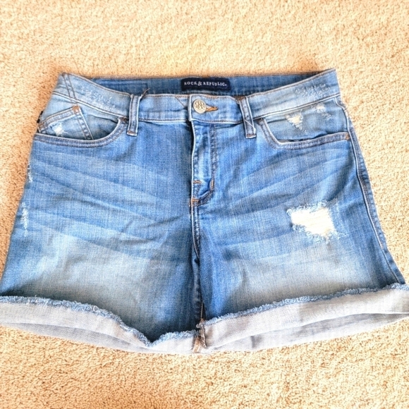 Rock & Republic Bumpershoot Denim Shorts 10 - Picture 1 of 11